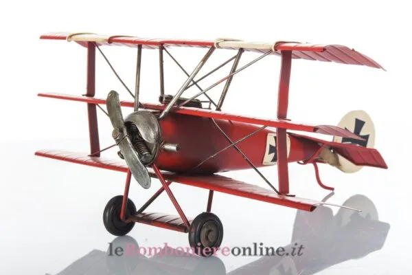 Triplano barone rosso in metallo Emmebi
