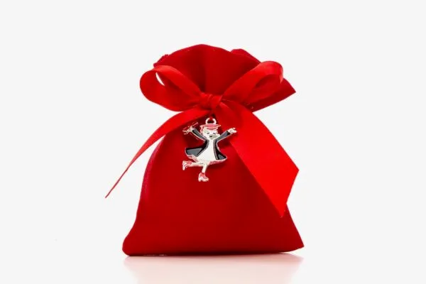 Sacchetto laurea con pendente Cuorematto D6764