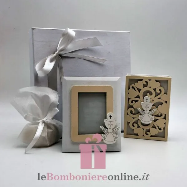 Set portafoto e vangelo Comunione Mariella Martini MM4044