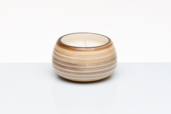 Ciotola ceramica con candela Morena Design D8595