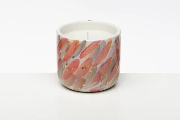 Vasetto con candela Cuorematto D6783
