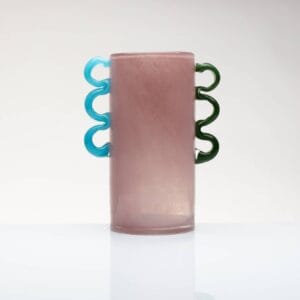 Vaso in vetro Cuorematto D6887