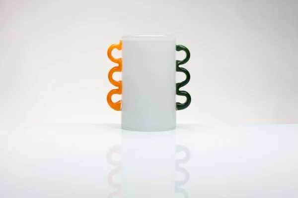 Vaso in vetro Cuorematto D6888