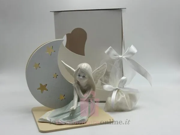 Angioletto su base con led Mariella Martini CR2187