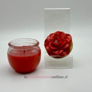 Candela con tappo fiore Mariella Martini CR2737