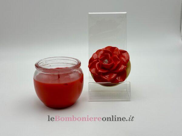 Candela con tappo fiore Mariella Martini CR2737