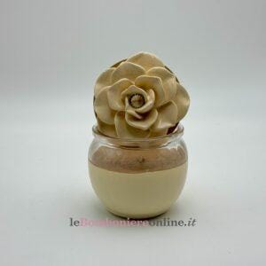 Candela con tappo fiore Mariella Martini CR2738