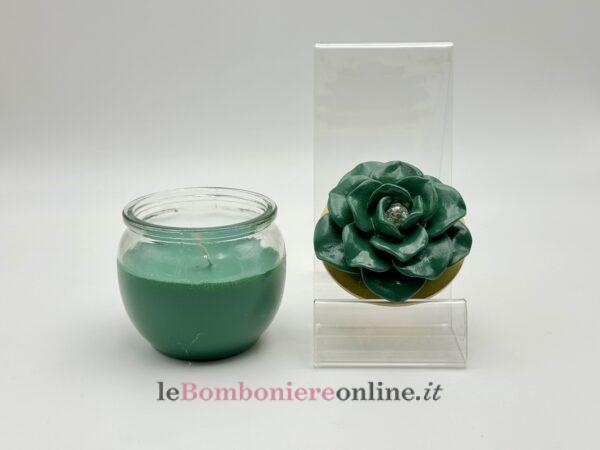 Candela con tappo fiore Mariella Martini CR2736