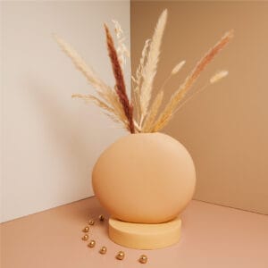 Vaso porcellana con fiori Claraluina 25016