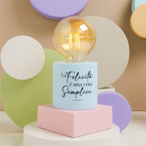 Lampada led azzurra Claraluna 25175