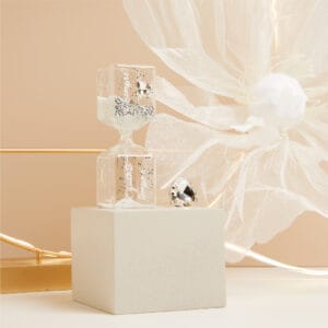 clessidra-bianca-cuore-claraluna-25211C Clessidra bianca con cuore Claraluna 25211C