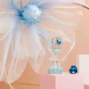 clessidra-cuore-azzurro-claraluna-25213C Clessidra con cuore azzurro Claraluna 25213C