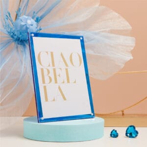 Portafoto blu Claraluna 25344