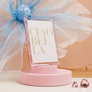 Portafoto rosa Claraluna 25349