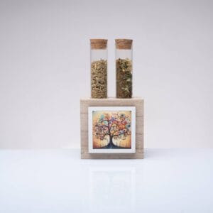 Portaspezie 2 flaconcini Cuorematto D9054