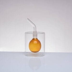 Oliera in vetro 60ml Cuorematto D9064