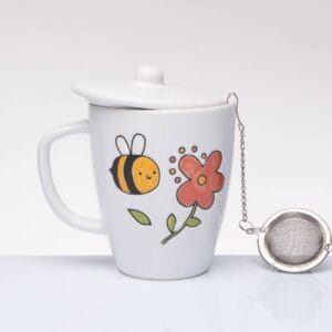 Tisaniera con filtro Amici di Cuorematto DA291