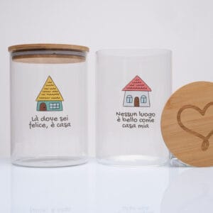 Barattolo Vetro Cuorematto H3143