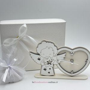 Orologio in legno con angioletto Mariella Martini CR5213