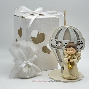 Profumatore mongolfiera con angelo Mariella Martini CR5226