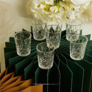 Set 6 bicchierini liquore Claraluna 26019