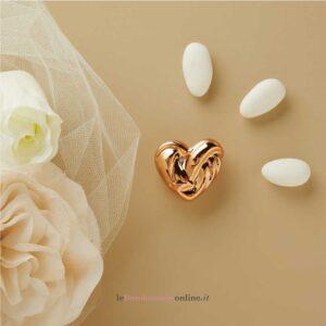 Calamita cuore oro rosa Claraluna 26301