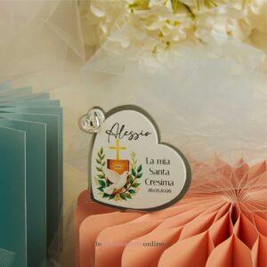 Icona cuore Cresima Claraluna 26321M