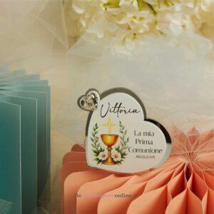 Icona cuore Comunione Claraluna 26322F