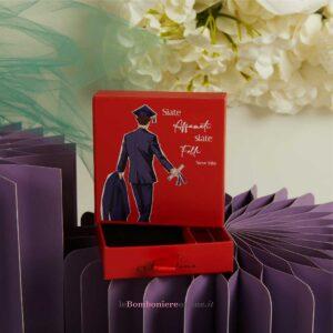 Scatola portaconfetti laurea maschio Claraluna 26325