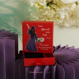 Scatola portaconfetti laurea femmina Claraluna 26326