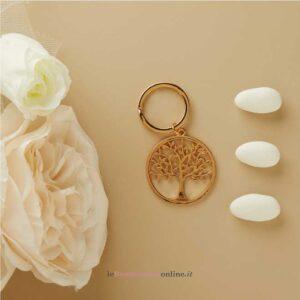 Portachiavi albero della vita oro Claraluna 26703