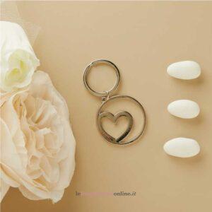 Portachiavi cuore silver Claraluna 26708