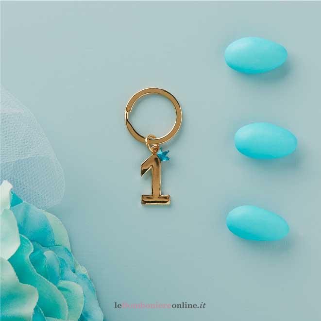 portachiavi-oro-nr.1-maschio-claraluna-26710 Portachiavi oro nr.1 maschio Claraluna 26710