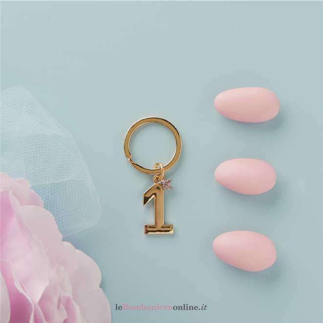 portachiavi-oro-nr.1-femmina-claraluna-26712 Portachiavi oro nr.1 femmina Claraluna 26712