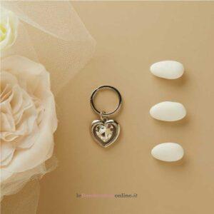 Portachiavi silver cuore Claraluna 26739