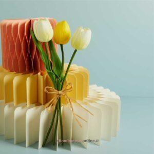 Set 3 tulipani gialli Claraluna 26992