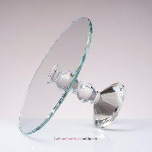 Alzata in cristallo Morena Design D8722