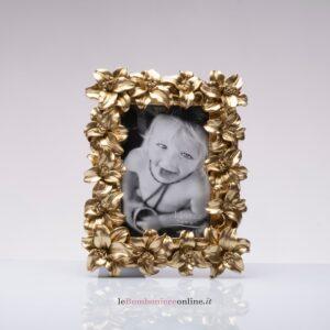 Portafoto giglio oro Morena Design D8731