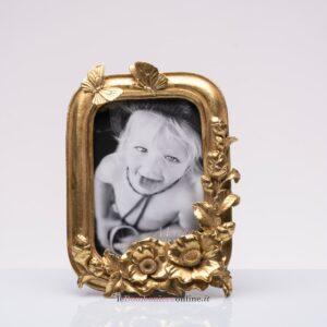 Portafoto con rose oro Morena Design D8735