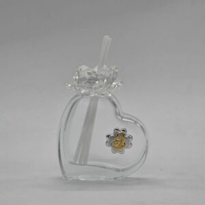 Profumatore in cristallo con applicazione nozze Morena Design D8778