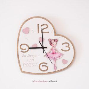 Orologio cuore con ballerina Cuorematto D9247