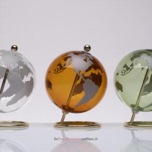 Mappamondo in vetro borosilicato Amici di Cuorematto DA333