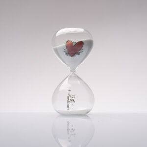 Clessidra Vetro Amici di Cuorematto DA365