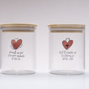 Barattolo Vetro Amici di Cuorematto DA368