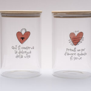 Barattolo Vetro Amici di Cuorematto DA369