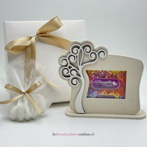 Portafoto in legno con albero della vita Mariella Martini CR6003/S