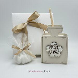 Profumatore in legno con sposi Mariella Martini CR6076