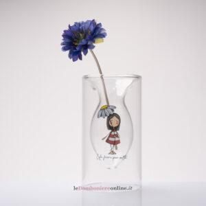 Vaso in vetro borosilicato Cuorematto DC005